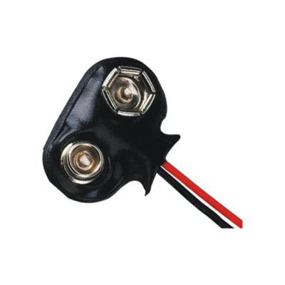 China Wire Leads Battery 9V Flash Connector Battery Clip Tinned End With 150mm Wire for sale