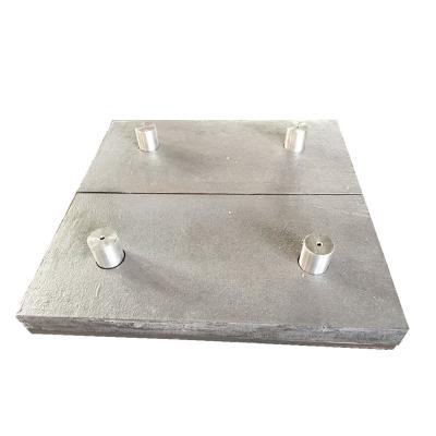 China 294*294*30mm hohe Eisen-Abnutzungs-Platten Cr-63HRC weiße für Eimer zu verkaufen