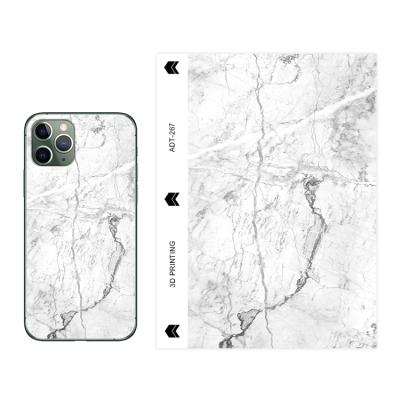 China Applicable to Any Cell Phone Pattern Factory Customize PVC Back Sticker For iPhone DIY Back Support Marble Phone Sticker Skin For Hydrogel Machine for sale