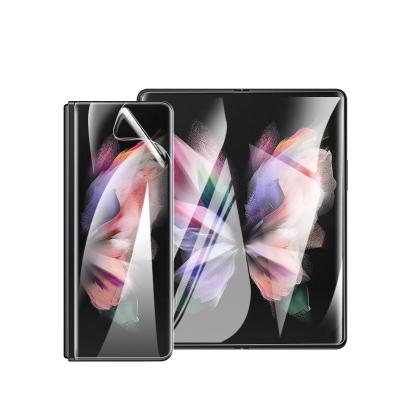 China Full Touch Sensitive Hydrogel Screen Protector Folding Screen Flexible Hydrogel Cover Film For Samsung Galaxy Z Fold 3 for sale