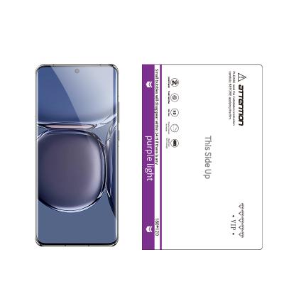 China Applicable to Any High-Quality Flexible Soft Mobile Phone Hydrogel Foil Purple Light Screen Protector Super Full Coverage Pattern for Film Cutter for sale