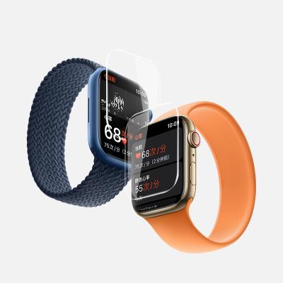 China High Quality Watch Screen Full Coverage Hydrogel Protective Film Hd Scratch Resistant Tpu Screen Protector For Apple Watch Screen Protector for sale