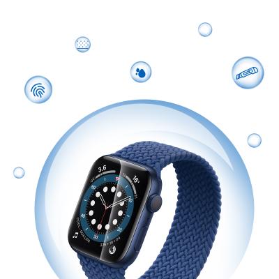 China Full Cover JJT Supplier Support OEM/ODM Hydrogel Screen Protector No Bubble TPU Watch Screen Protector For Apple Watch for sale