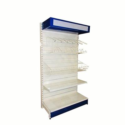 China Single Sided Powder Coated Shelf Shop Decoration Shop Wall Convenient Gondola for sale