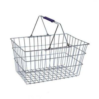 China Wholesale Supermarket Shopping Plastic Hand Push Shopping Cart Trolley Carts Large Capacity for sale