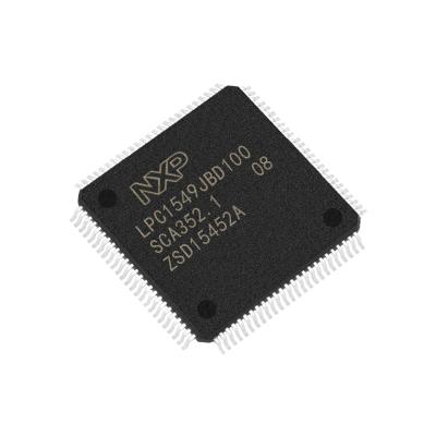 China Household Encapsulation LPC1549JBD100 QFP100 Microcontroller Chip MCU Military Aerospace Microcontroller for sale