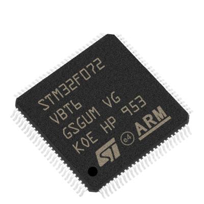 China SMD/SMT Encapsulation LQFP100 Micro Controller MCU Microcontroller STM32F072VBT6 for sale