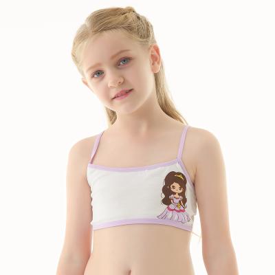 China Lovely Print Cotton Girls Teen Training Bra Toddlers Soft QUICK DRY Sports Bra for sale