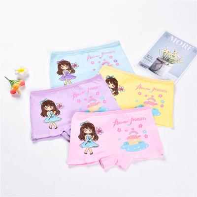 China QUICK DRY Custom Cotton Kids Girl Panties Cartoon Kids Girls Underwear Soft Boxer for sale