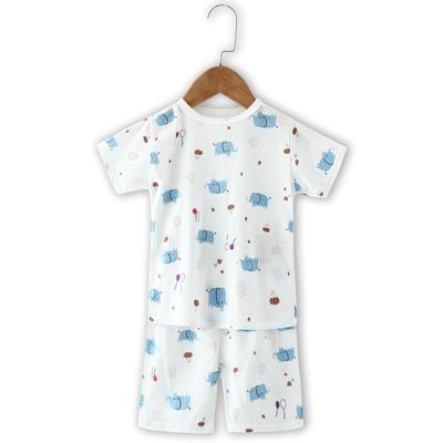 China Fashion cotton kids boutique antibacterial wholesale baby clothing sets boys and girls short sleeve clothing sets for sale