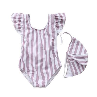 China 2021 New Breathable Backless Children Girls Swimwear Baby Swimwear Child Bikini Swimsuit Beach Wear Swimwear for sale