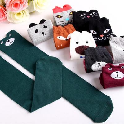 China Hot Sale Cartoon Kids Girls QUICK DRY Knee Booties Soft Cotton Kids Baby Leg Dance Stockings for sale