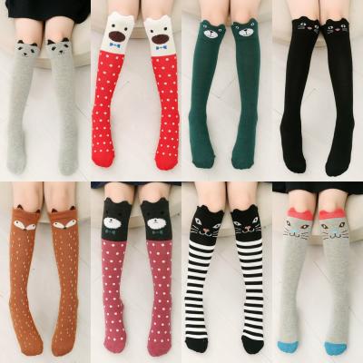 China Hot Sale 9 Styles Cartoon Girls QUICK DRY Knee Booties Leg Dance Stockings For Kids for sale