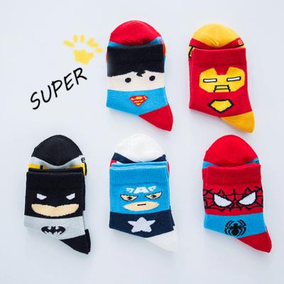 China New Design Cartoon QUICK DRY Kids Socks Youth Boy Girl Cotton Crew Socks For 2-12 Years Baby Socks for sale