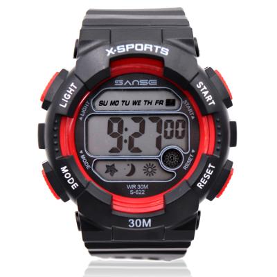 China Hot Sale OEM Sanse S-622 Alarm Outdoor Sport Watch Men's Relojes Digital Army Watch for sale