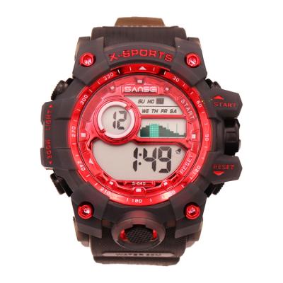 China SANSE Alarm New Men's Sports Digital Wrist Watch Chronograph Alarm Clock 30M Waterproof Stopwatch for sale