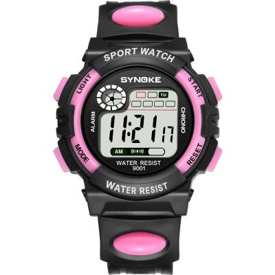 China Multifunction Alarm China Manufacturer Brand Watch SYNOKE 9001 Digital Sports Watch For Kids for sale