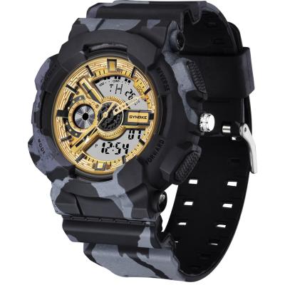 China New Outdoor Sport G Style Dual Time Alarm Watch Digital Analog Watch for sale