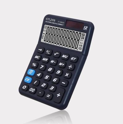 China Promotion 12 Universal Purpose High Quality Colorful Digit Solar Calculator Gift Custom Logo Calculator for sale