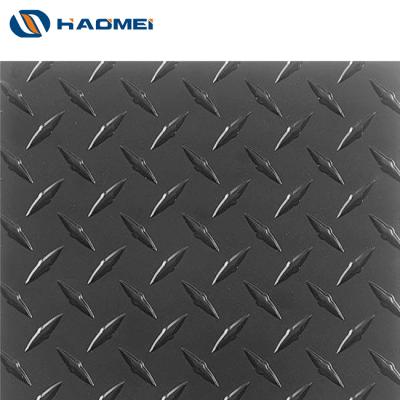 China Checkered Aluminum Floor Polycarbonate Stucco Diamond Coil Sheet for sale