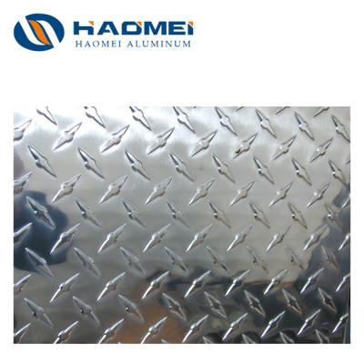 China Skid Proof Aluminum Floors Diamond Pattern Sheet for sale