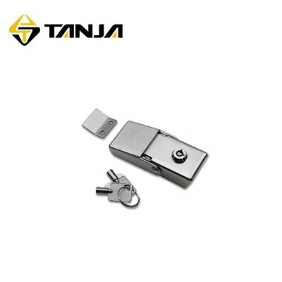 China With lock cylinder & TANJA A105B Stainless Steel Key Toggle Clasp Lockable Toggle Latch With Locking Key For Advertising Light Box for sale