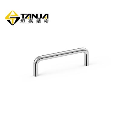 China SUS304 Material Suppliers New Industrial Stainless Steel Door TANJA L12B-D8-120 China Model Handle Tubular Industrial Metal Pull Handle for sale