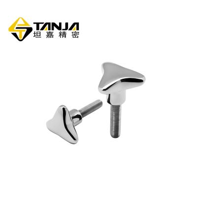 China High Quality Screw Low Cost Three Star Bolt Knob Booth Star Knob For Mechanical Hardware Triangular Knobs, Length Can Be Customize for sale