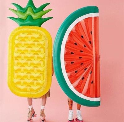 China Hot Selling Pineapple Shape Watermelon Watermelon Fruit Slice Inflatable Pool Float Inflatable Swim - Pool Toy for sale