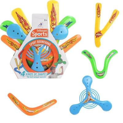 China PU Boomerang Flying Sports Outdoor Sports Toy Game Toy Throwers Dart Flying Boomerang Toys For Children for sale