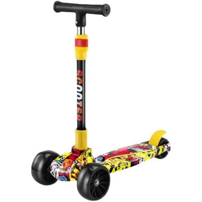 China Hot Selling PU Scooter For 3-10 Years Old Children Three Wheel Scooter Save High Quality And Cheap Scooter As A Toy for sale