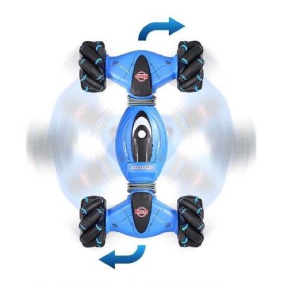 China Newest Toys 2.4g Twist Dance Rc Transformation Car Dual Stunt Control Watch Hand Remote Control Toy Car Hand Gesture Sensor Side Control for sale