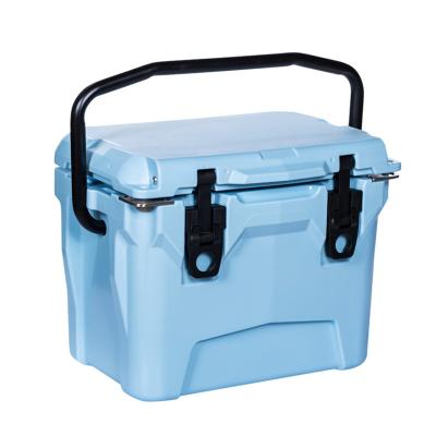 China Waterproof kuer commercial camping and fishing portable rotomolded ice chest cooler box 20l for sale