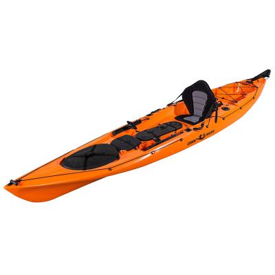 China Polyethy - Lene 2021 New 14ft Best Linear Low Density Design Sit On Top 1 Person Fishing Kayak High Quality LLDPE Fishing Kayak for sale