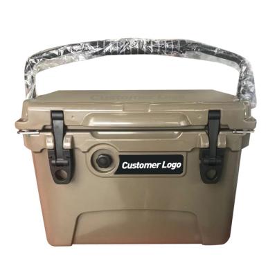 China Large 5 Day Clear 20QT Ice Chest Waterproof Cooler Box Cooler Rotomolded Outdoor Cooler Box for sale