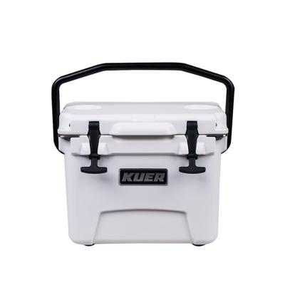 China KUER Waterproof Cooler Box For Outdoor Hard Camping LLDPE Rotomolded Cooler for sale