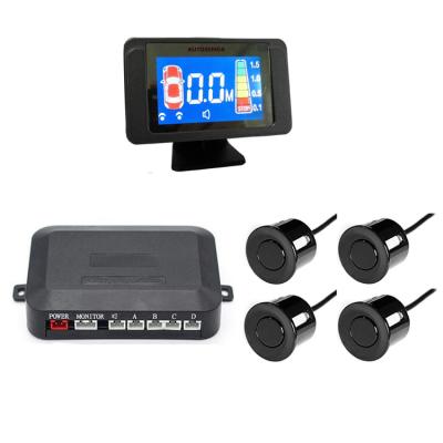 China Waterproof Colored LCD Display Auto Parking Sensor System w/18mm Sensors for sale