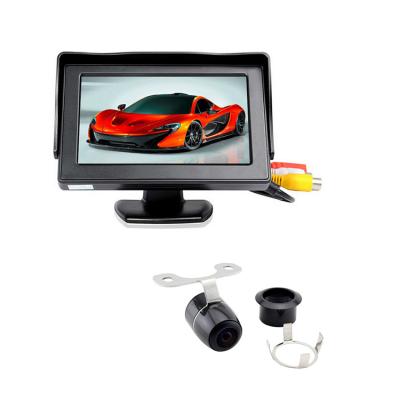 China Waterproof 4.3 Inch Digital LCD Screen Monitor Car Rearview Reverse Camera for sale