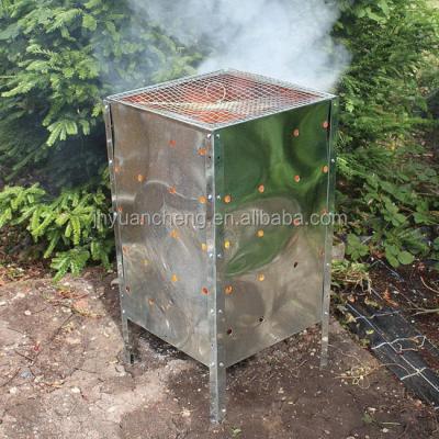 China Farms Best Quality Galvanized Metal Portable Garden Incinerator With Cover Garden Trash Burner for sale