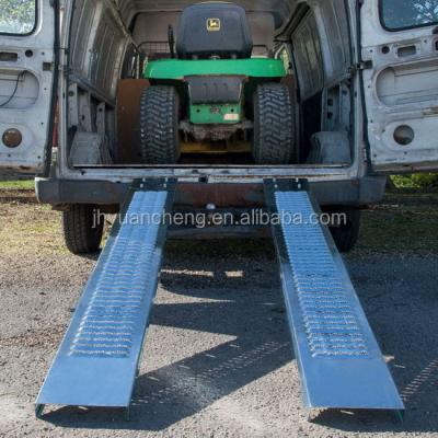 China Factory Design Steel Loading Ramps Atv Trailer Heavy Loading Ramps 185x22.5x4.5cm for sale