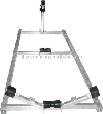 China Cheapest Alibaba china steel boat motor rack trolling trolley for sale