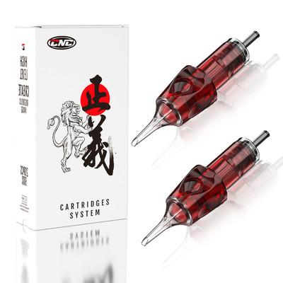 China Red Tattoo Cartridge Needles for Permanent Makeup RL/RM/RS Single Use CE Certified for sale