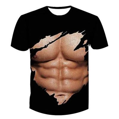 China Anti Shrink Ready To Ship Wholesale Cheap Price 3D Print Oversized T Shirts, All Over Bulk Print 100% Cotton T Shirt for sale