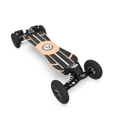 China Youth Scooter Double-drive Electric Amplified Off Road Skateboard Electric Skateboard for sale