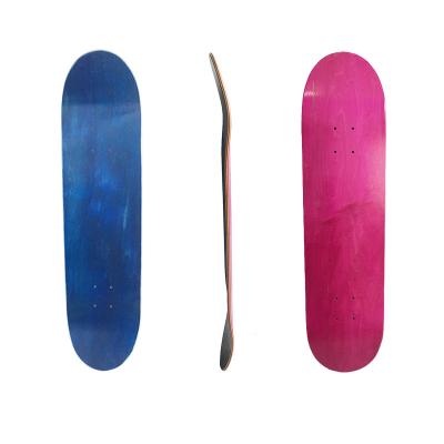 China Youth Skate Board Pro 7 Ply 100% Canadian Maple Empty Wooden Skateboard Decks for sale