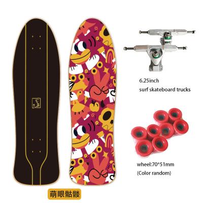 China Youth Surf Skate 7 Ply Maple Wood Carver Surfskate for sale