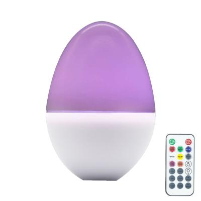 China ABS Waterproof RGB LED String Light Battery Operated Easter Decoration Cotton Ball Eggs Indoor Home Lights for sale