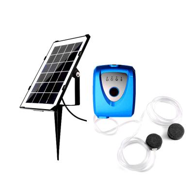 China Sustainable Solar Powered Compressor Kit With 3.5W Solar Panel For Fish Pond , Outdoor Fishing for sale