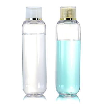 China Personal Care 215ml Thick Round Shoulder Bottle Wall Toner PETG Bottle for sale