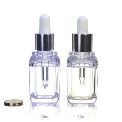 China Personal Care 30ml Thick Wall PETG Bottle Cosmetic Bottle Dropper Bottles Container Dropper Near Me for sale